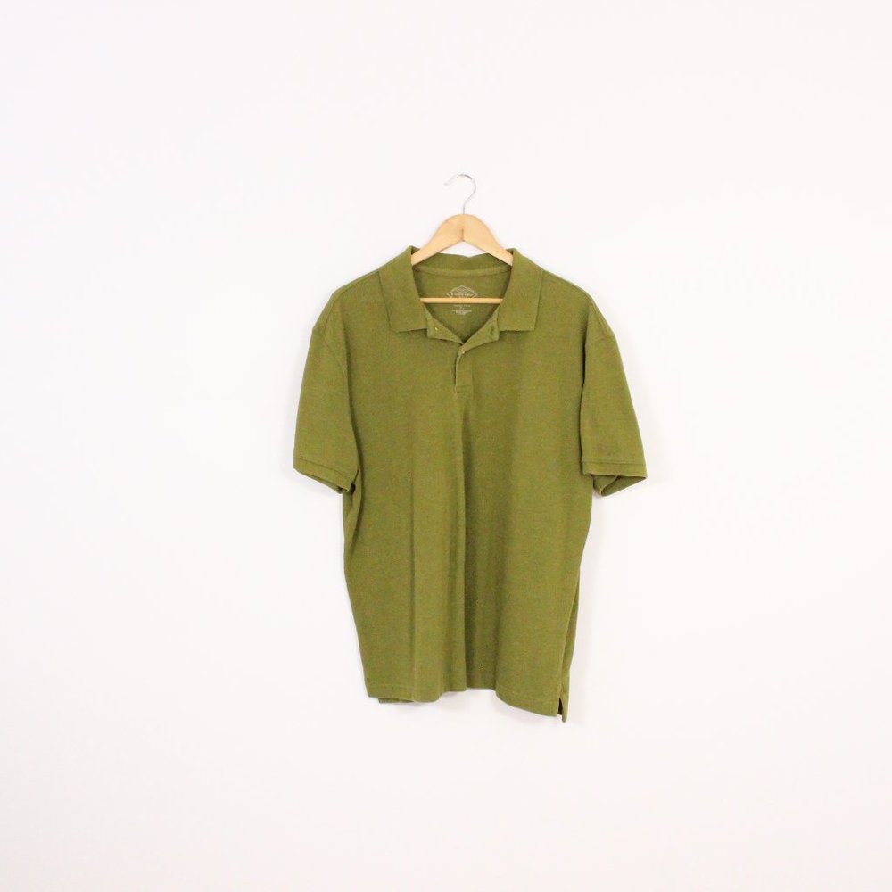 St John's Bay Olive Green Polo